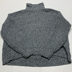 Grey American Eagle Turtleneck Sweater